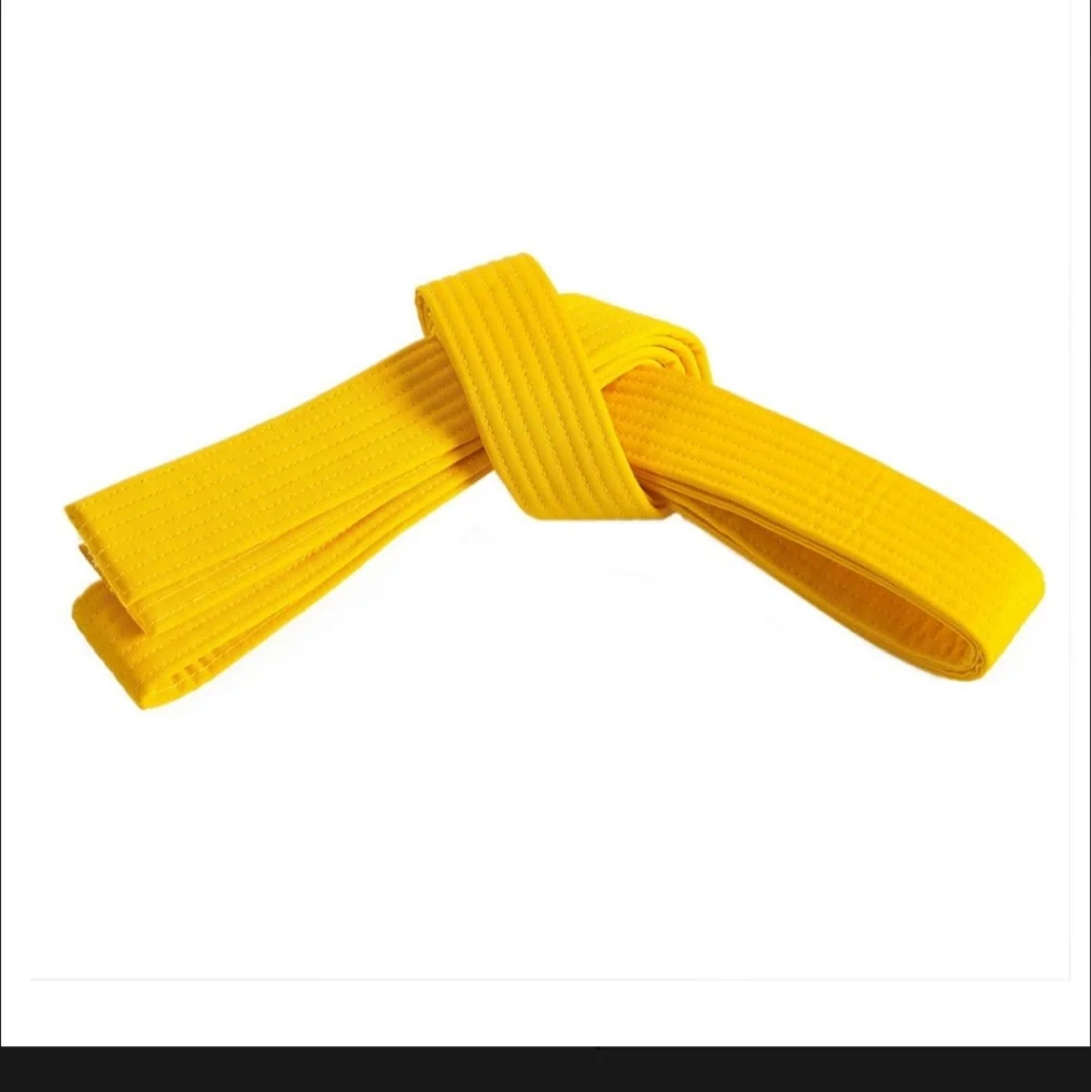 Martial Arts Belt Set Of 3 White Yellow Orange Karate JiuJitsu Taekwondo 84